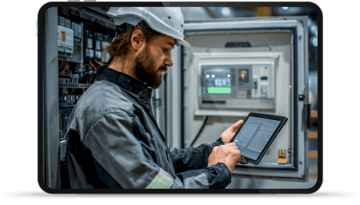 IT Sicherheit Techniker Tablet